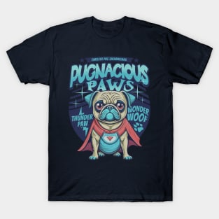 Pugnacious Paws Graphic T-Shirt for Dog Lovers T-Shirt